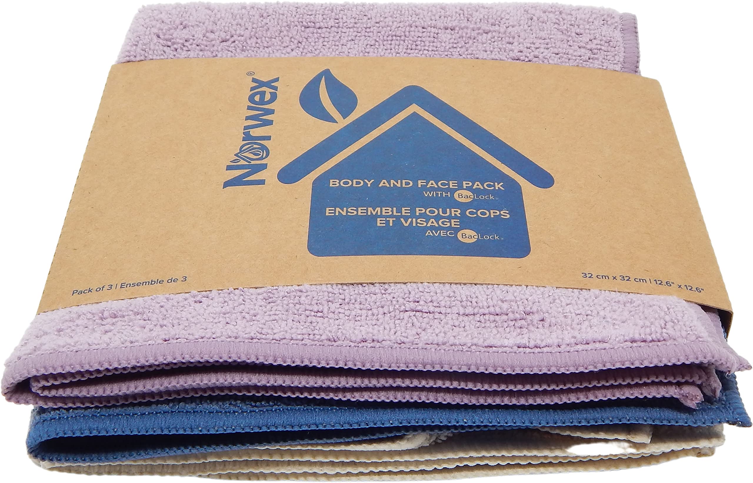 Amazon.com: Norwex Tranquil Body Pack (Three Cloths: Denim
